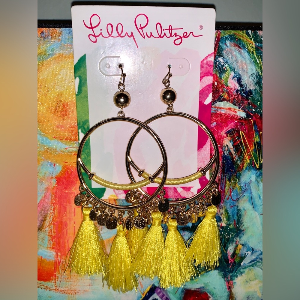 ☀️Lilly Pulitzer Boho Earrings NWT☀️
